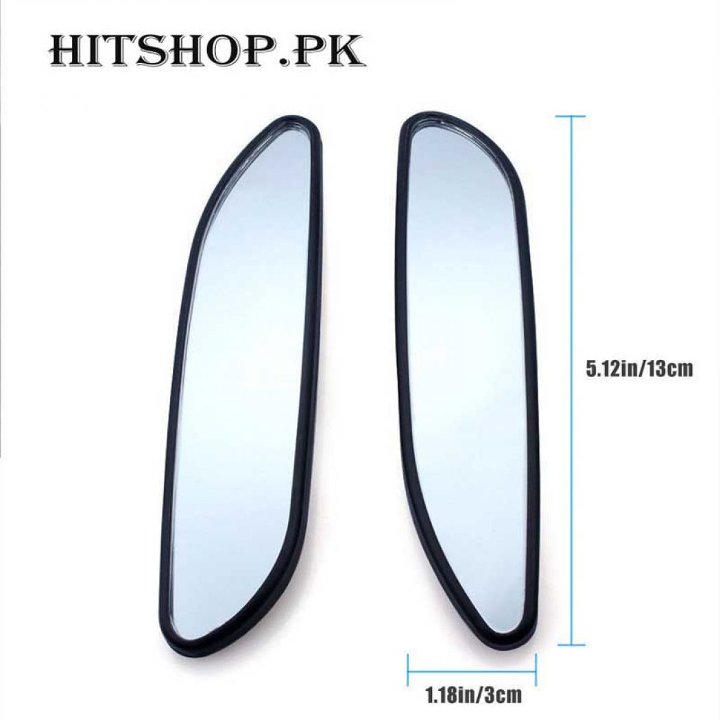 2 Pcs Car Wide Angle Convex Rear Side View Blind Spot Mirror
